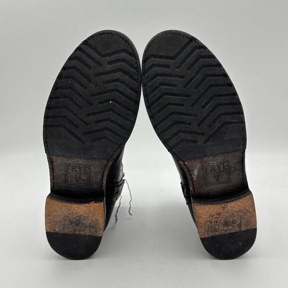 Frye Leather Veronica Seam Short Boots Ankle Zip Booties Women's 8B - Picture 8 of 13